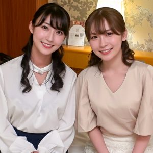 orecz448｜雪代さん＆秋元さん｜女子アナの雪代美鳳ちゃんと香坂たえちゃんと3Pセックスがエロすぎたから中出ししたｗ