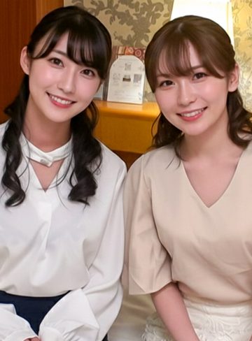 orecz448｜雪代さん＆秋元さん｜女子アナの雪代美鳳ちゃんと香坂たえちゃんと3Pセックスがエロすぎたから中出ししたｗ